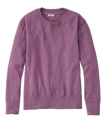 Women's Cotton/Cashmere Sweater, Crewneck | L.L.Bean sale