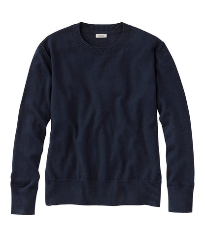 Women's Cotton/Cashmere Sweater, Crewneck | L.L.Bean sale