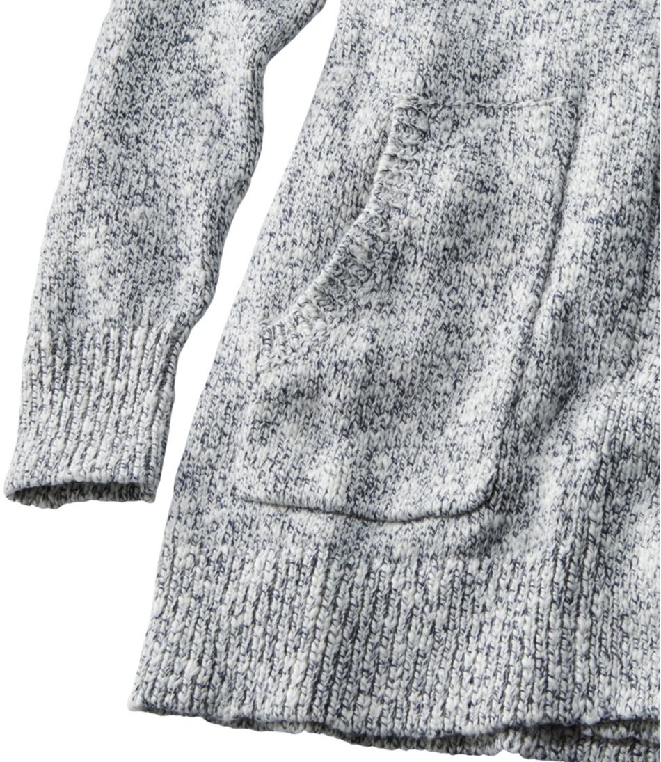 Women's Cotton Ragg Sweater, Open Cardigan | L.L.Bean US