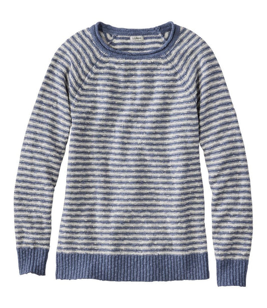 Women's Midweight Cotton Slub Rollneck Pullover Stripe | L.L.Bean outlet