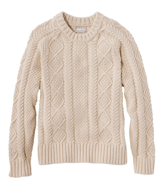 Women's Signature Cotton Fisherman Sweater, Crewneck | L.L.Bean discount