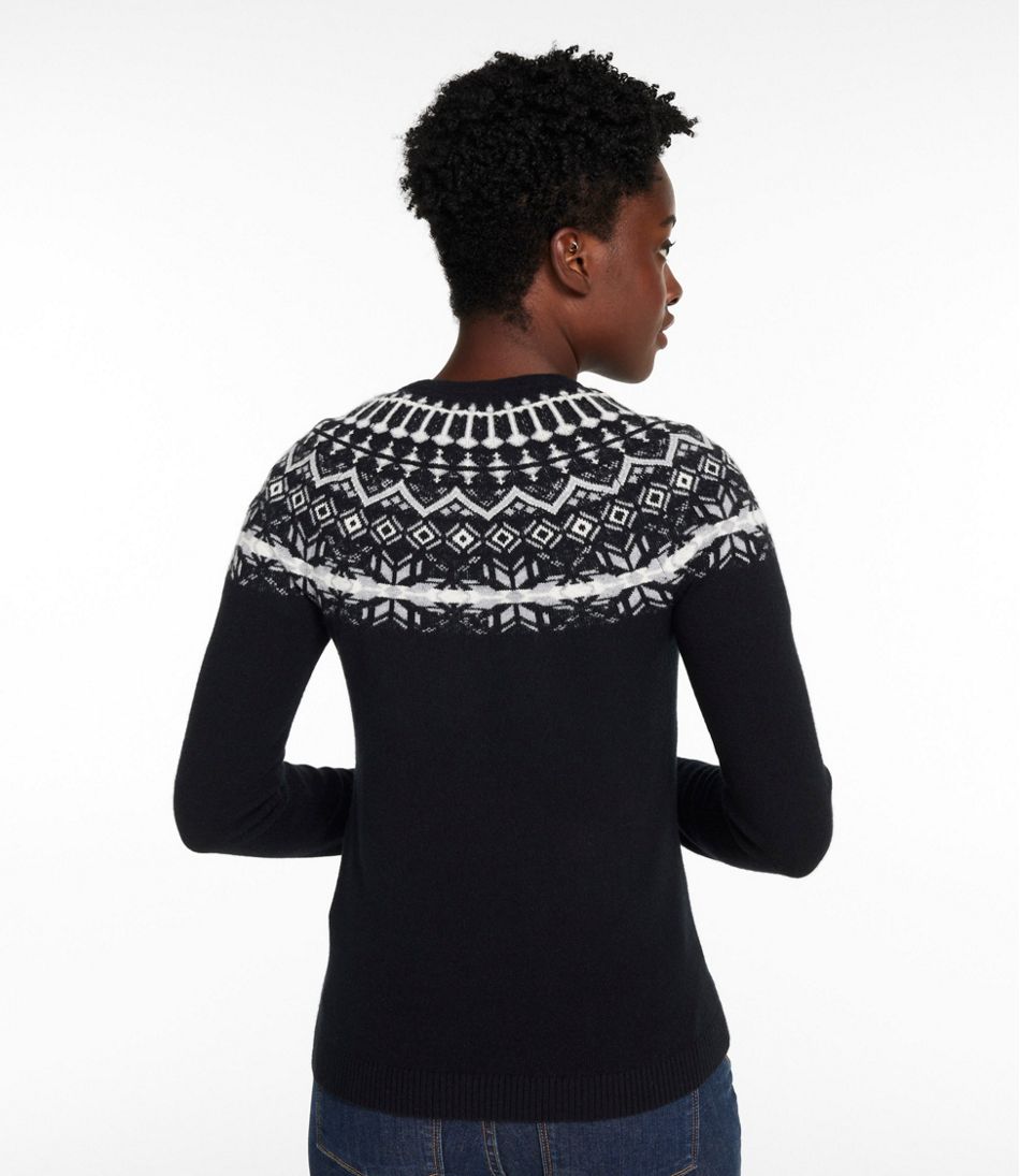 Women's Classic Cashmere Sweater, Crewneck Fair Isle | L.L.Bean online