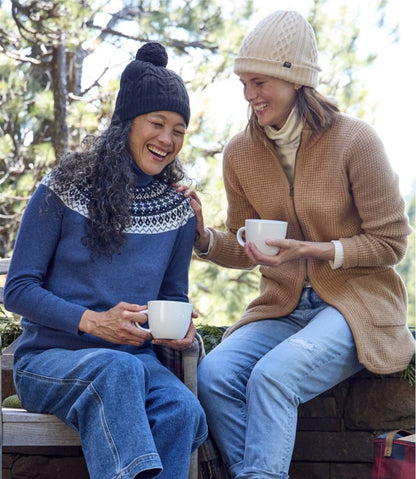 Women's Cotton/Cashmere Sweater, Turtleneck Fair Isle | L.L.Bean discount