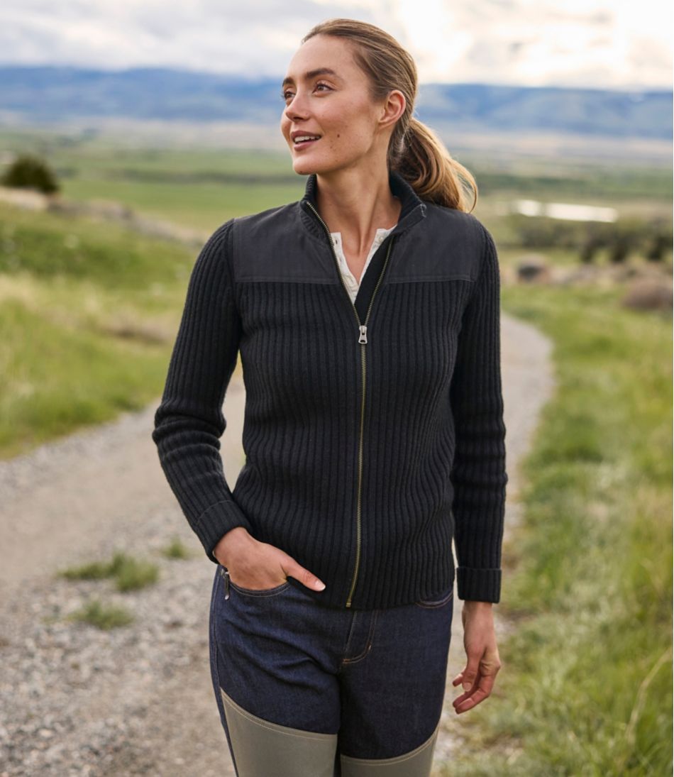 Women's Commando Sweater, Full-Zip | L.L.Bean US