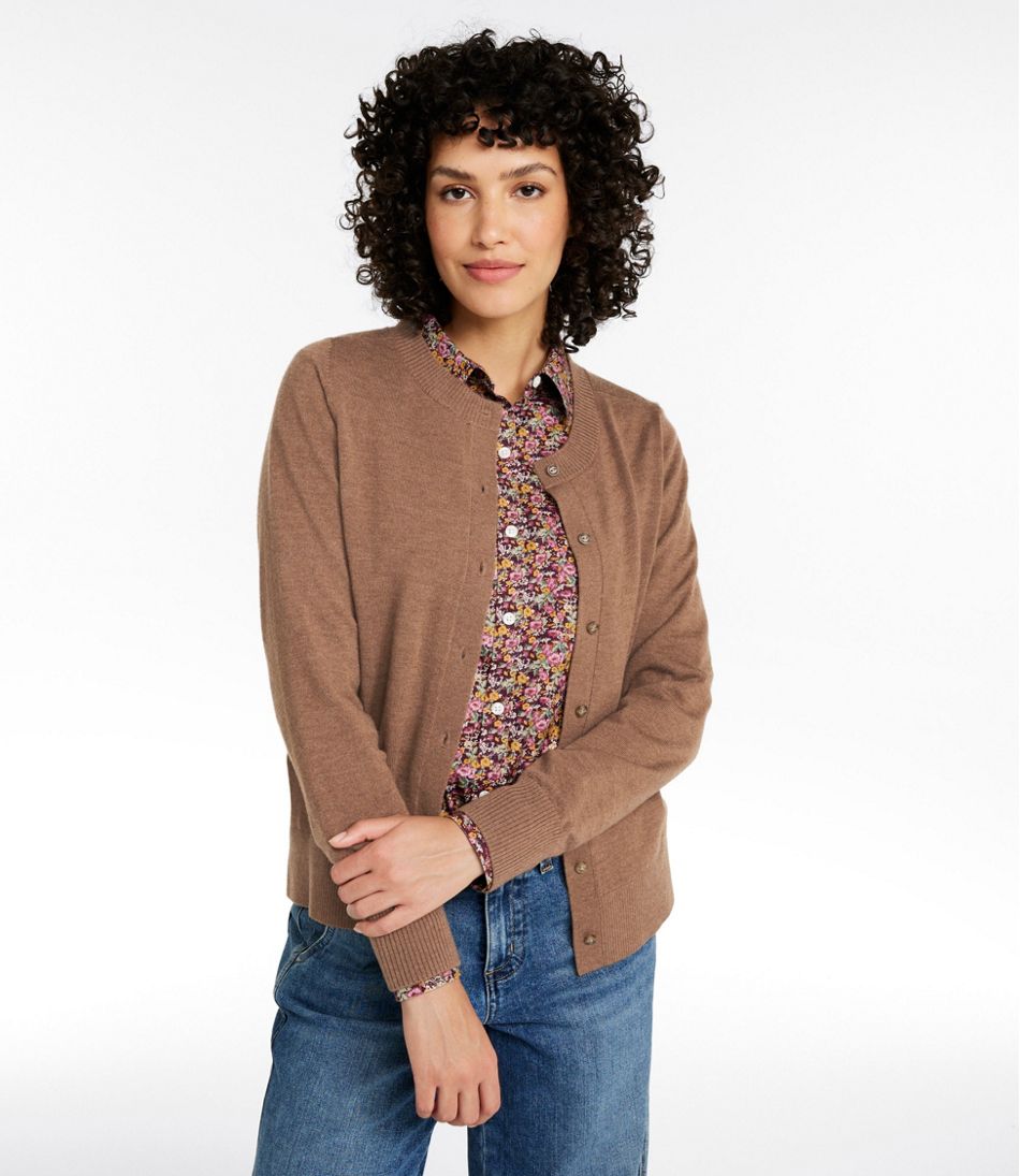 Women's Essential Merino Wool Sweater, Cardigan | L.L.Bean discount