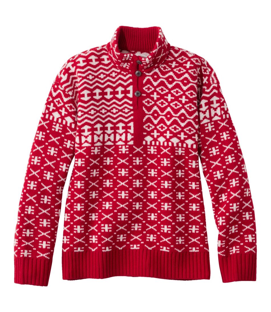 Women's Signature Kingfield Merino Wool Sweater, Fair Isle | L.L.Bean online