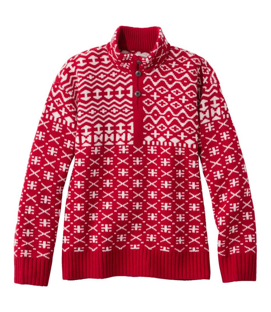 Women's Signature Kingfield Merino Wool Sweater, Fair Isle | L.L.Bean online