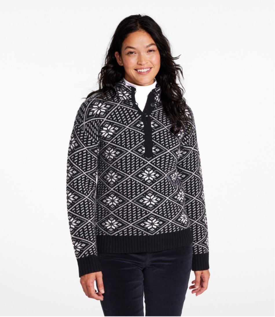 Women's Signature Kingfield Merino Wool Sweater, Fair Isle | L.L.Bean online