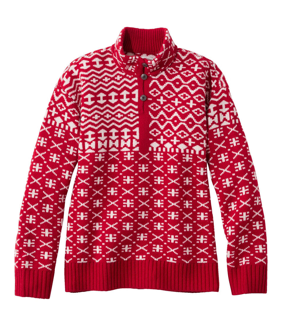 Women's Signature Kingfield Merino Wool Sweater, Fair Isle | L.L.Bean online