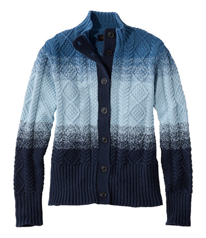 Women's Signature Cotton Fisherman Sweater, Short Cardigan | L.L.Bean sale