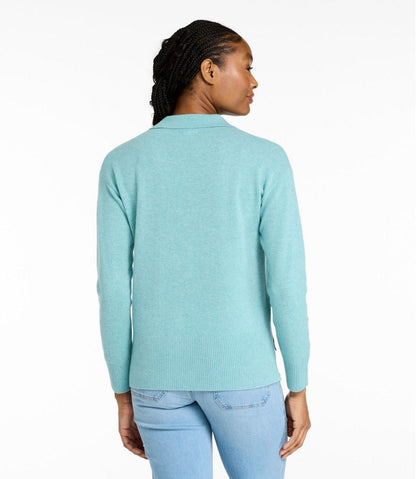 Women's Classic Cashmere Sweater, Relaxed Polo | L.L.Bean online