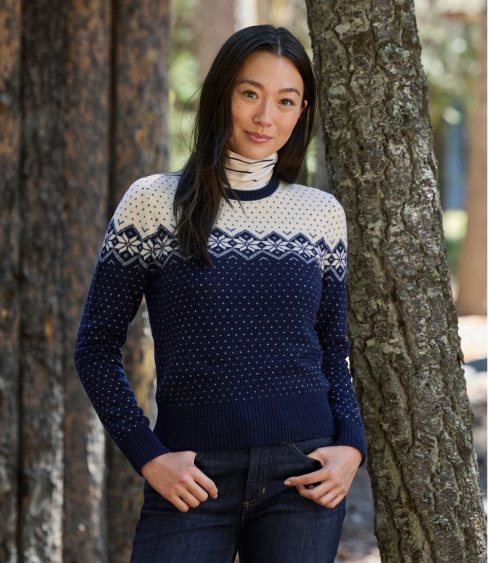 Women's Signature Camp Merino Wool Sweater, Pullover Novelty | L.L.Bean US