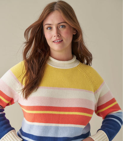 Women's Signature Original Cotton Sweater, Rollneck Stripe | L.L.Bean outlet