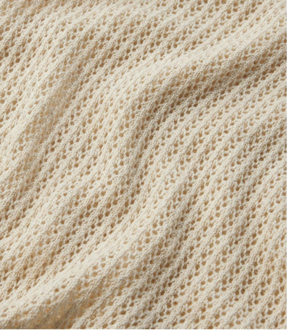 Women's Organic Cotton Slub Pointelle Sweater, Polo | L.L.Bean on sale