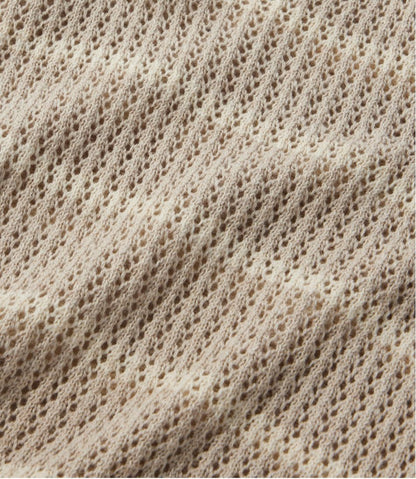 Women's Organic Cotton Slub Pointelle Sweater, Polo | L.L.Bean online