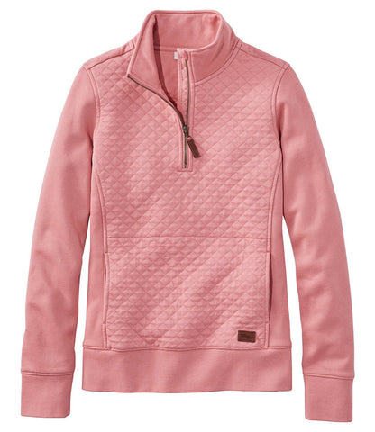 Women's Quilted Quarter-Zip Pullover | L.L.Bean for sale