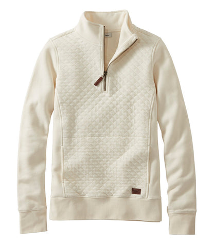 Women's Quilted Quarter-Zip Pullover | L.L.Bean for sale