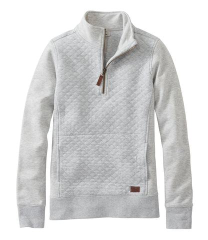 Women's Quilted Quarter-Zip Pullover | L.L.Bean for sale