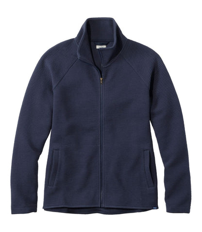 Women's Lakewashed Double-Knit Full-Zip | L.L.Bean outlet