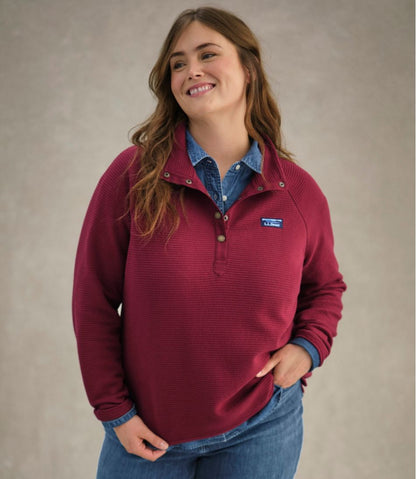 Women's Lakewashed Double-Knit Quarter-Snap | L.L.Bean for sale