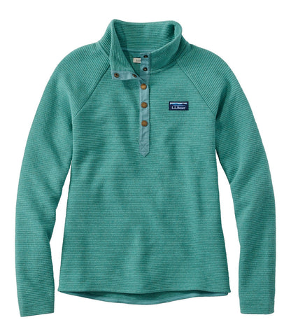 Women's Lakewashed Double-Knit Quarter-Snap | L.L.Bean for sale