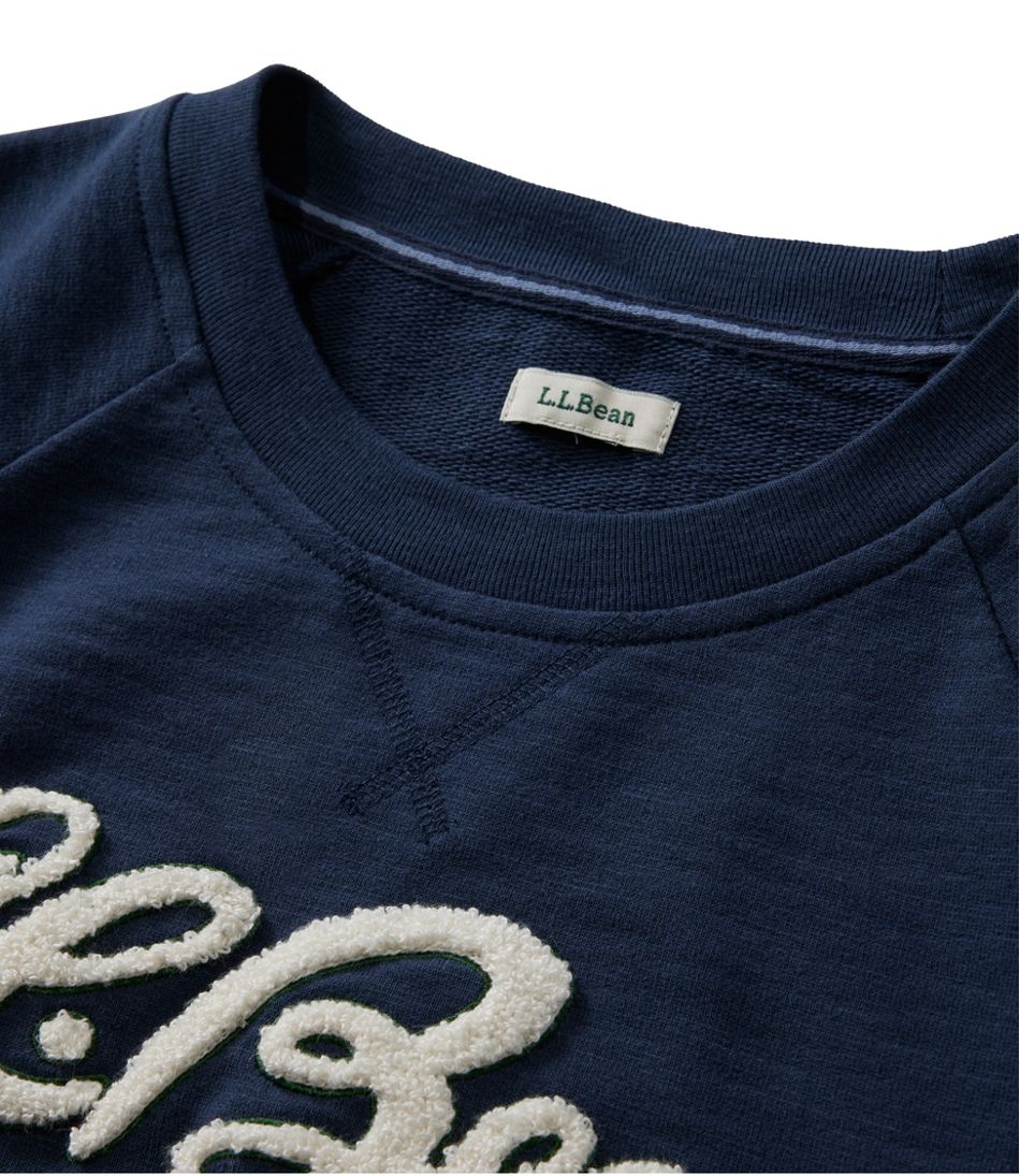 Women's Peaks Island Crewneck, Logo | L.L.Bean US