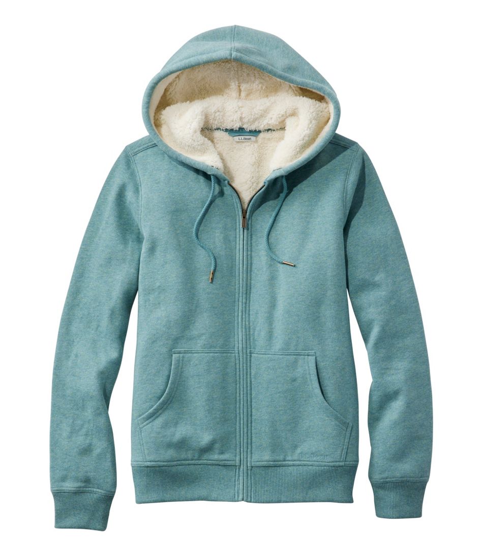 Women's 1912 Sweatshirt, Sherpa-Lined Hoodie | L.L.Bean outlet