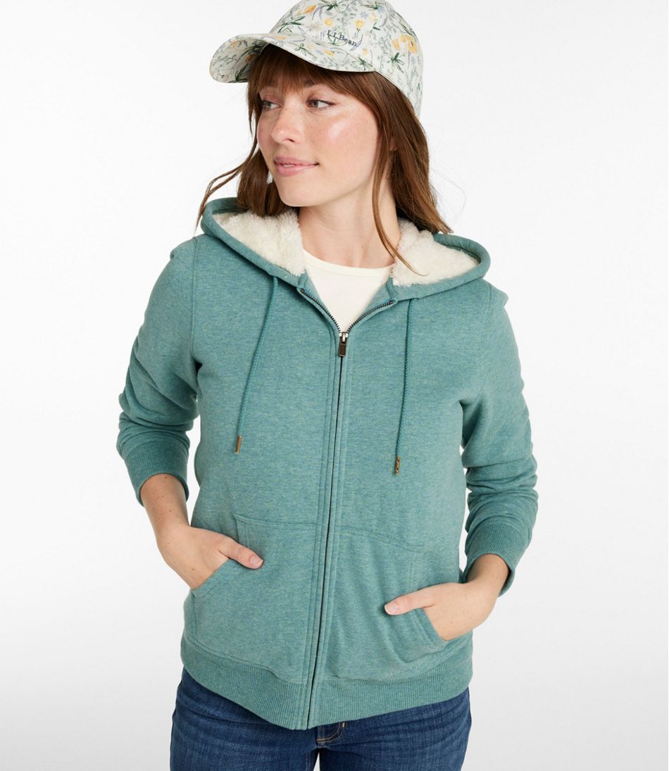 Women's 1912 Sweatshirt, Sherpa-Lined Hoodie | L.L.Bean outlet