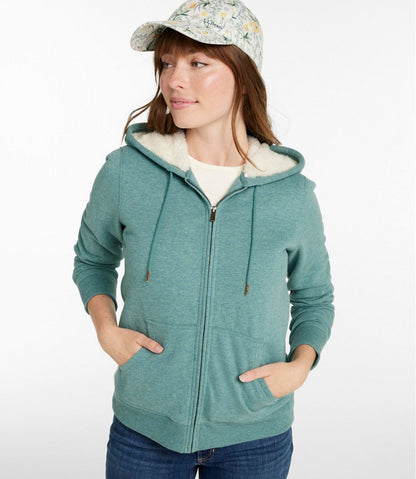 Women's 1912 Sweatshirt, Sherpa-Lined Hoodie | L.L.Bean outlet