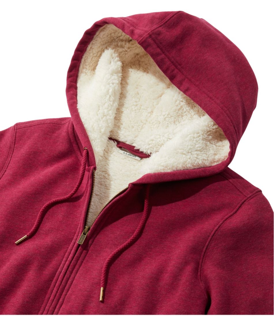 Women's 1912 Sweatshirt, Sherpa-Lined Hoodie | L.L.Bean outlet