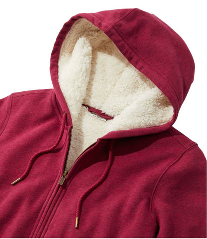 Women's 1912 Sweatshirt, Sherpa-Lined Hoodie | L.L.Bean outlet