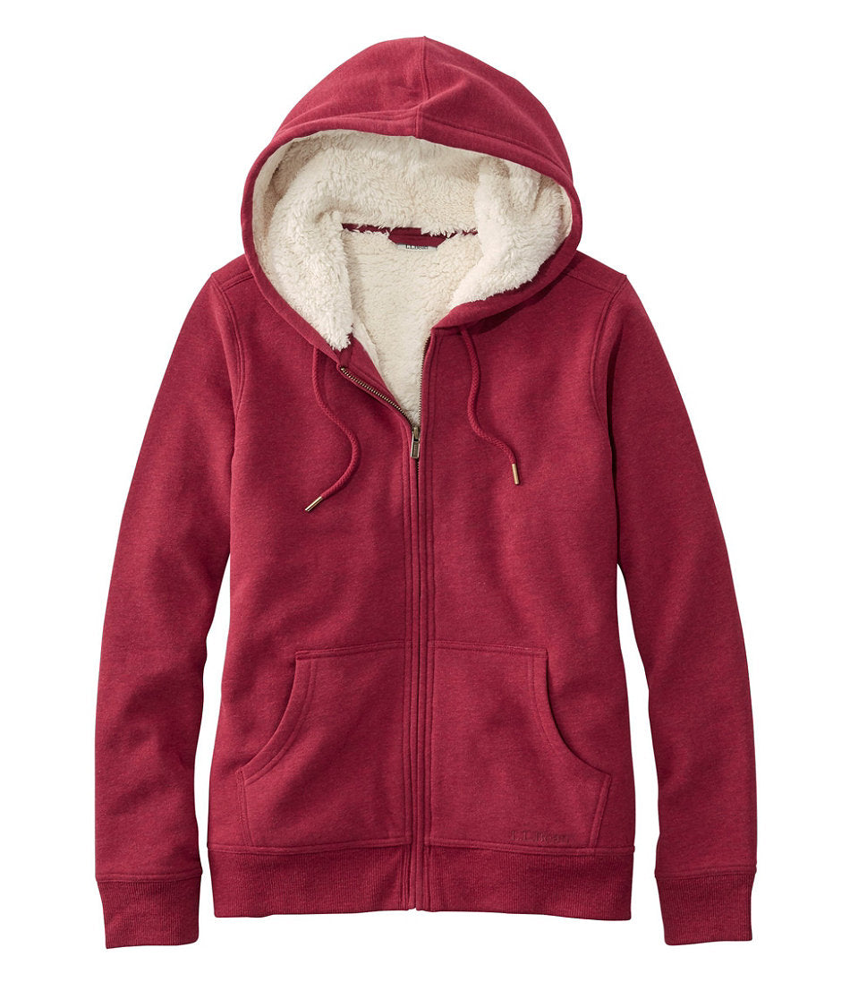 Women's 1912 Sweatshirt, Sherpa-Lined Hoodie | L.L.Bean outlet