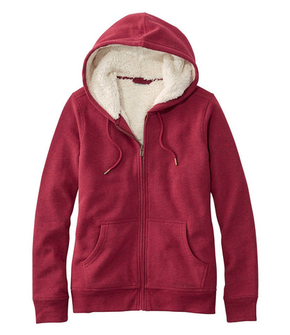 Women's 1912 Sweatshirt, Sherpa-Lined Hoodie | L.L.Bean outlet