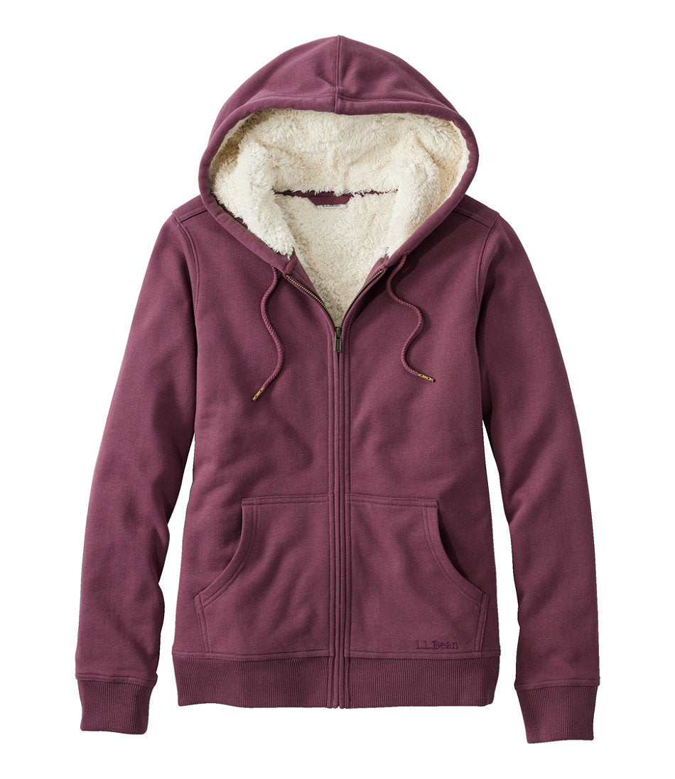 Women's 1912 Sweatshirt, Sherpa-Lined Hoodie | L.L.Bean outlet