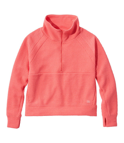 Women's Ridgeknit Half-Zip Pullover, Oversized | L.L.Bean for sale