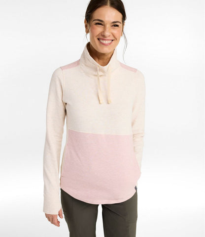 Women's Bean's Cozy Mixed Knits Pullover, Colorblock | L.L.Bean sale