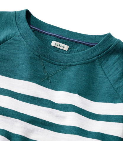 Women's Peaks Island Crewneck, Stripe | L.L.Bean for sale
