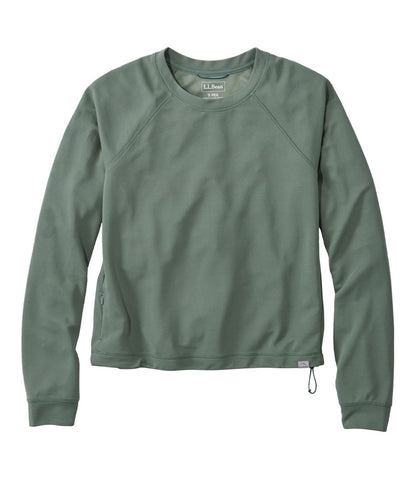 Women's VentureStretch Ottoman-Rib Pullover, Cropped | L.L.Bean discount