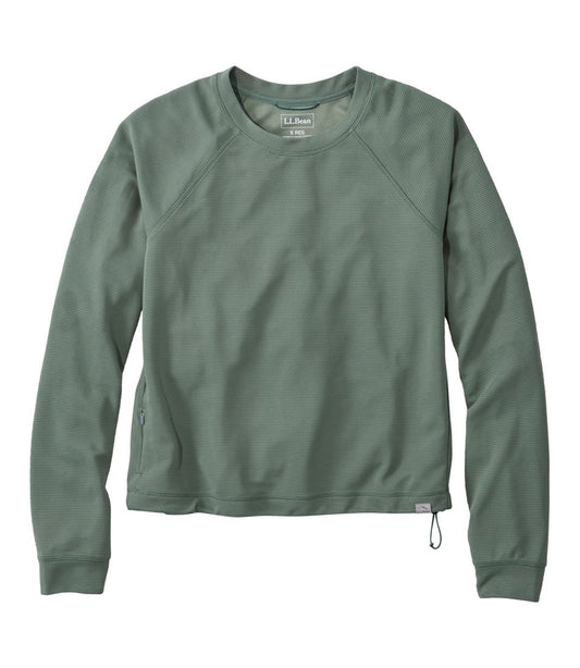 Women's VentureStretch Ottoman-Rib Pullover, Cropped | L.L.Bean discount
