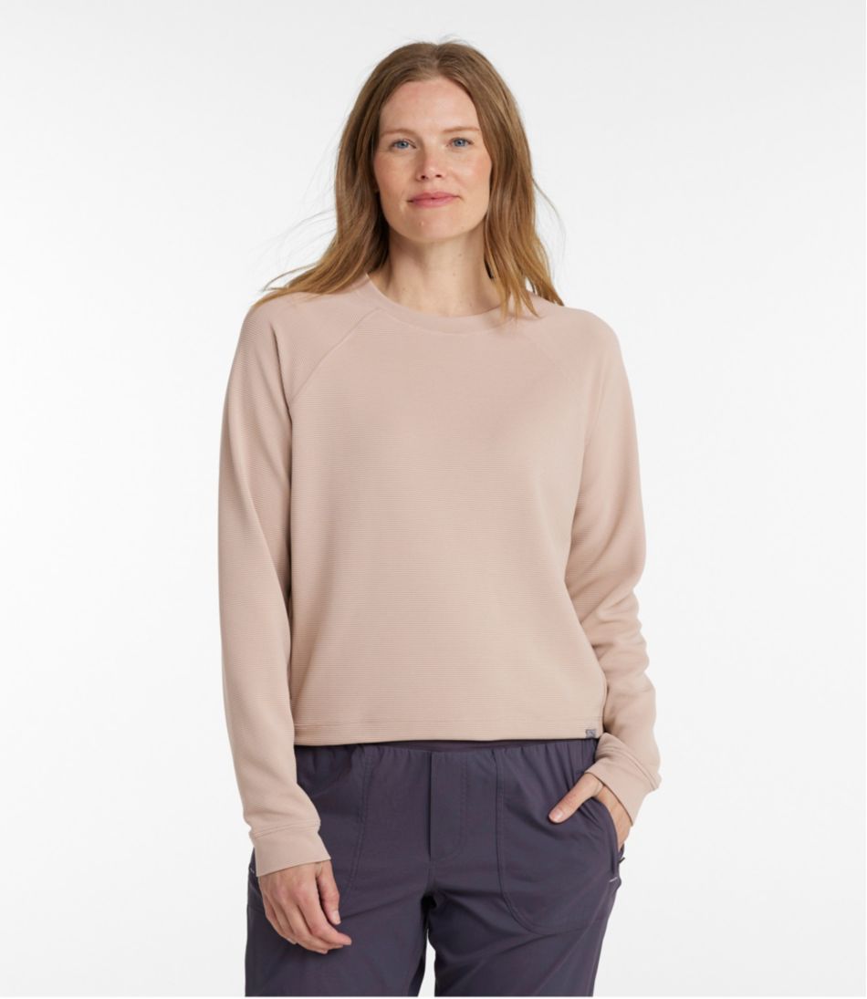 Women's VentureStretch Ottoman-Rib Pullover, Cropped | L.L.Bean discount