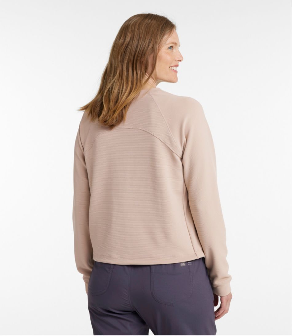 Women's VentureStretch Ottoman-Rib Pullover, Cropped | L.L.Bean discount