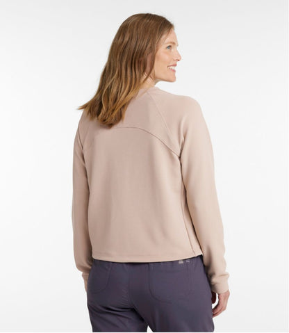 Women's VentureStretch Ottoman-Rib Pullover, Cropped | L.L.Bean discount