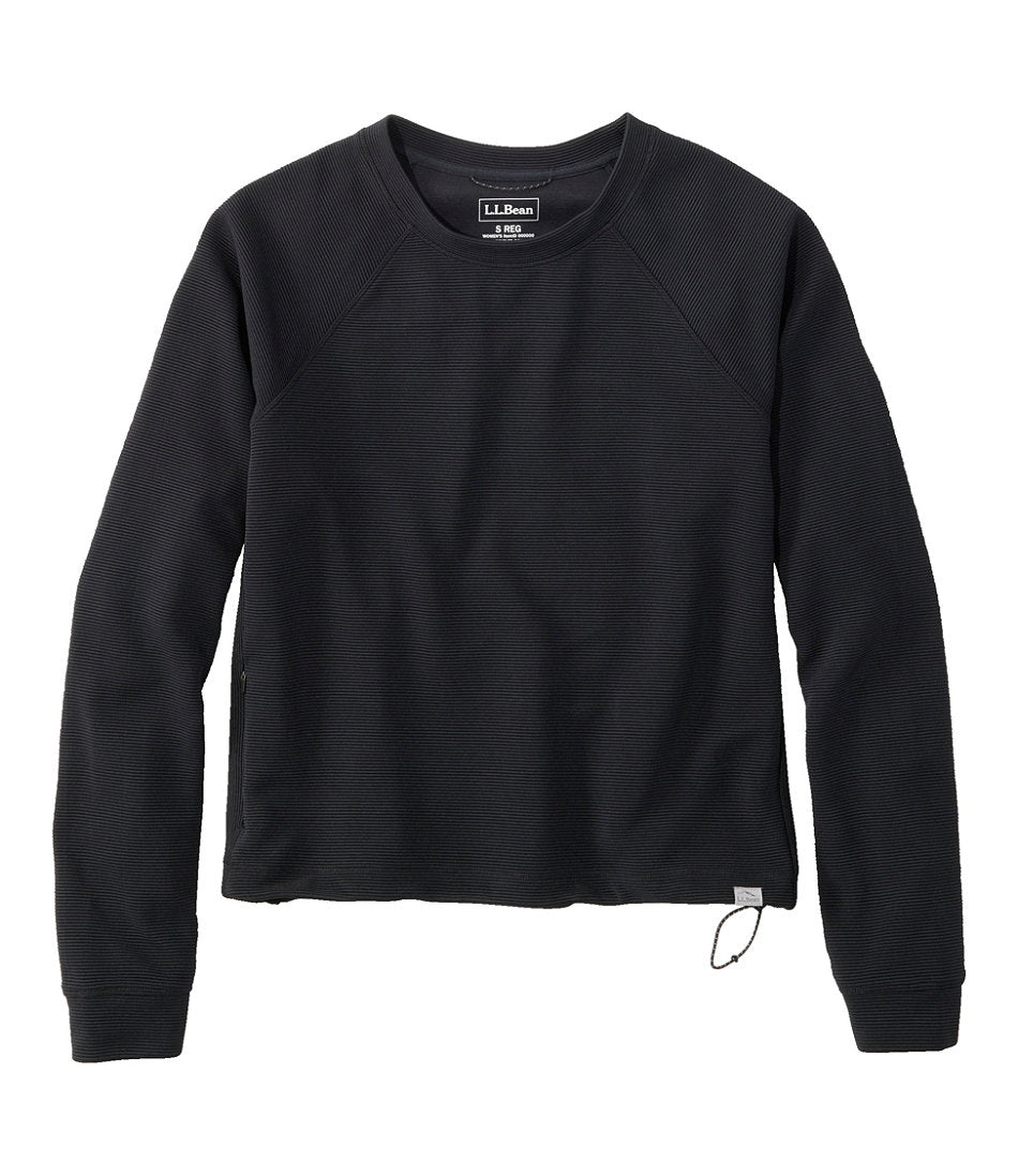 Women's VentureStretch Ottoman-Rib Pullover, Cropped | L.L.Bean discount