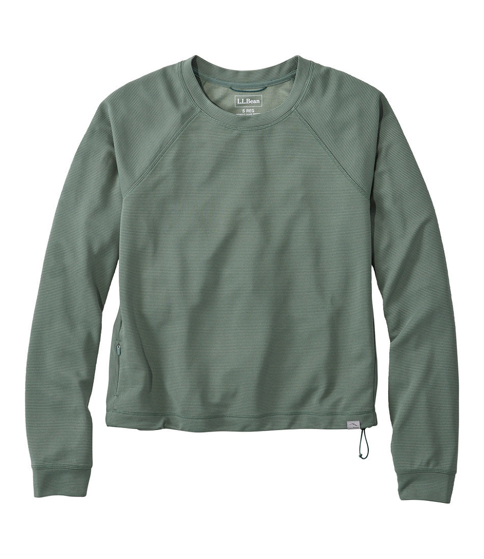 Women's VentureStretch Ottoman-Rib Pullover, Cropped | L.L.Bean discount