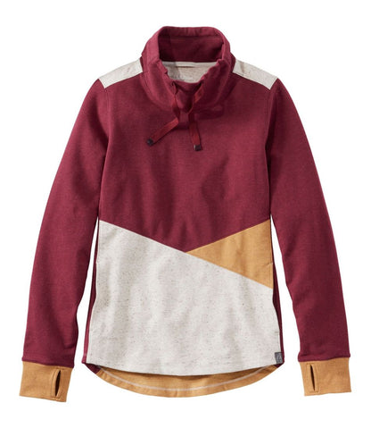Women's Cozy Mixed-Knit Pullover, Colorblock | L.L.Bean for sale