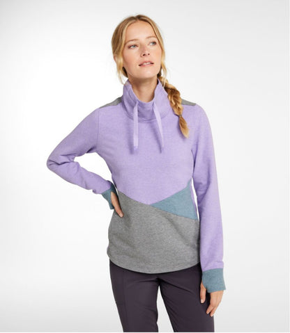 Women's Cozy Mixed-Knit Pullover, Colorblock | L.L.Bean for sale