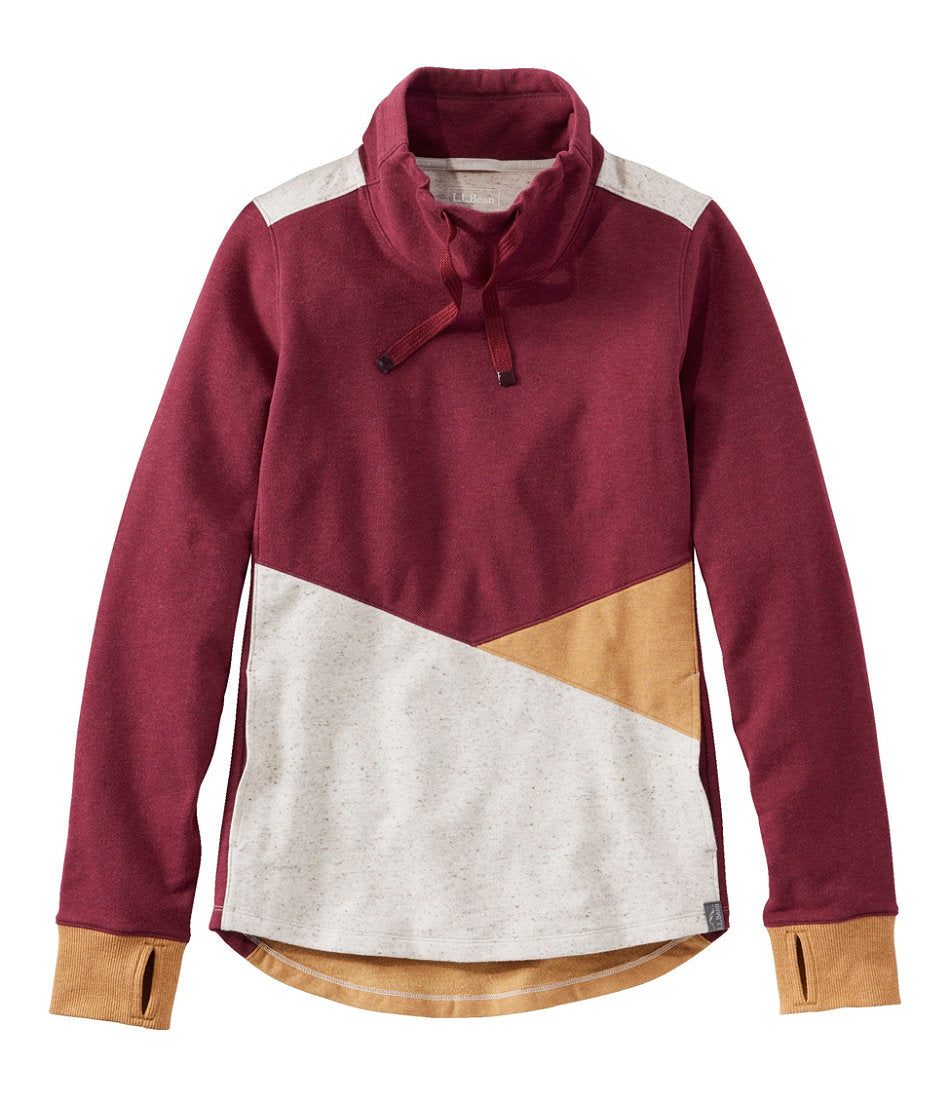 Women's Cozy Mixed-Knit Pullover, Colorblock | L.L.Bean for sale