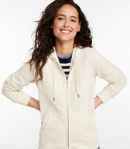 Women's 1912 Sweatshirt, Full-Zip Hooded Logo | L.L.Bean for sale