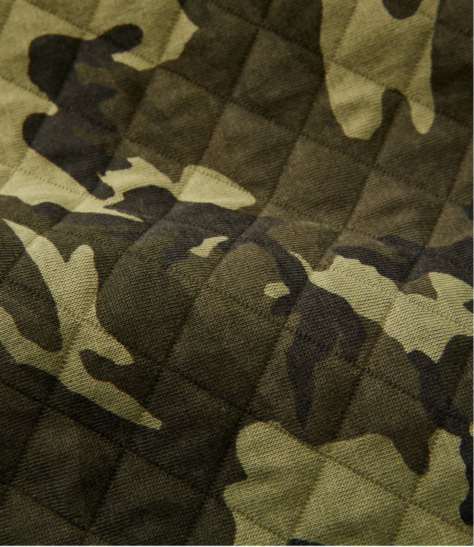 Women's Quilted Sweatshirt, Crewneck Pullover Print | L.L.Bean US