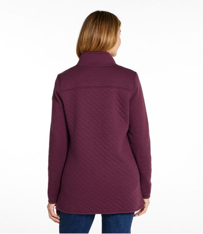 Women's Quilted Sweatshirt, Mockneck Tunic | L.L.Bean outlet